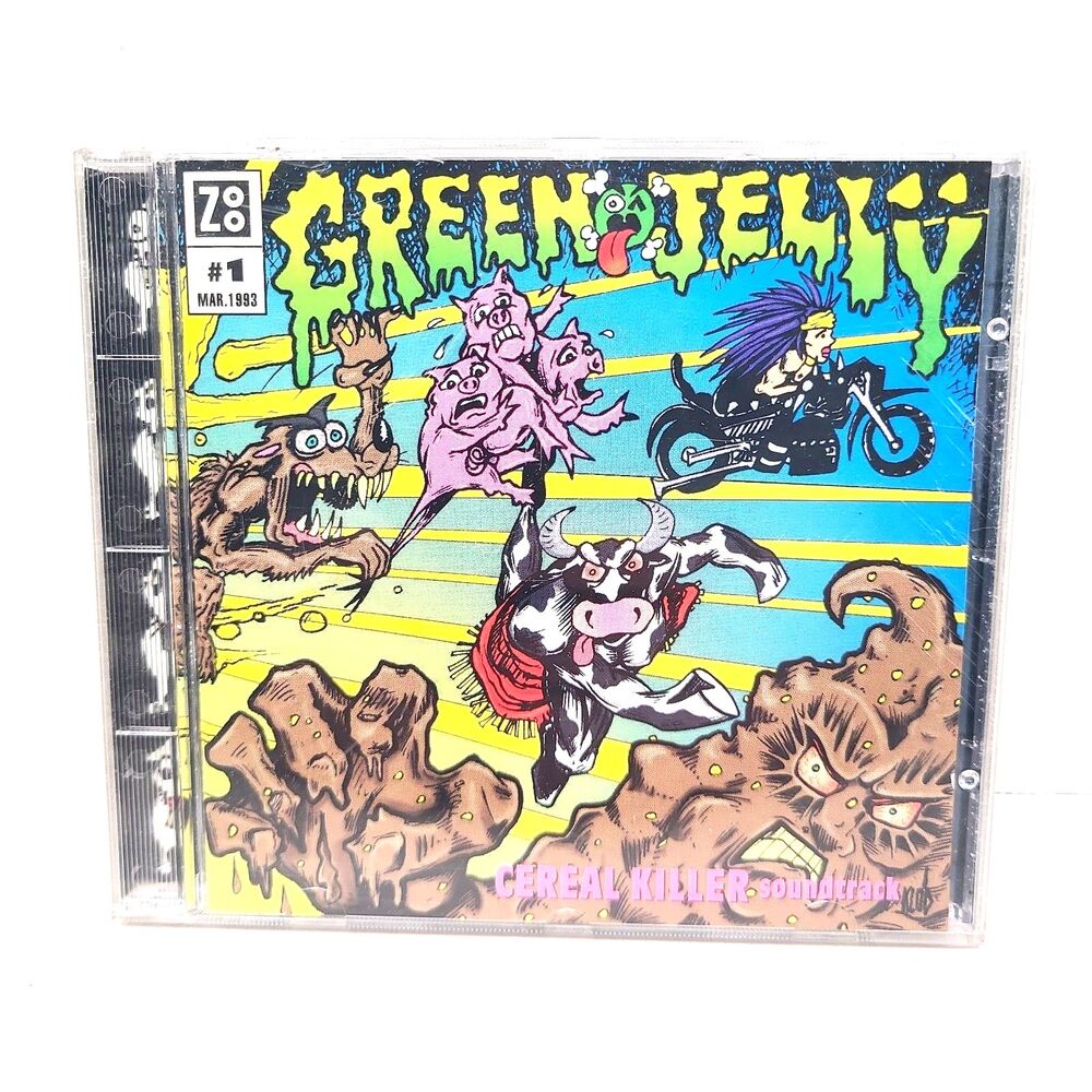 Green Jelly CD Cereal Killer Soundtrack 1993 Zoo Entertainment BMG